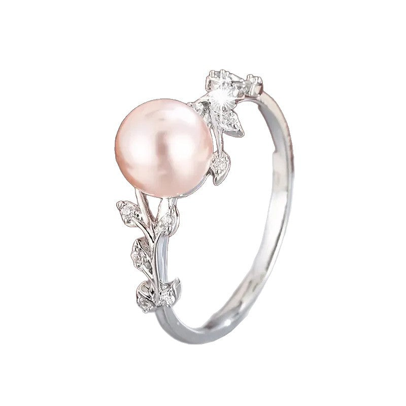 Delicate Artisan Pearl Ring