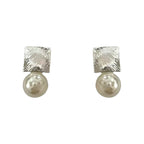 Delicate Artisan Pearl Earring
