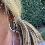 Beautiful Silver Earring with Unique Style