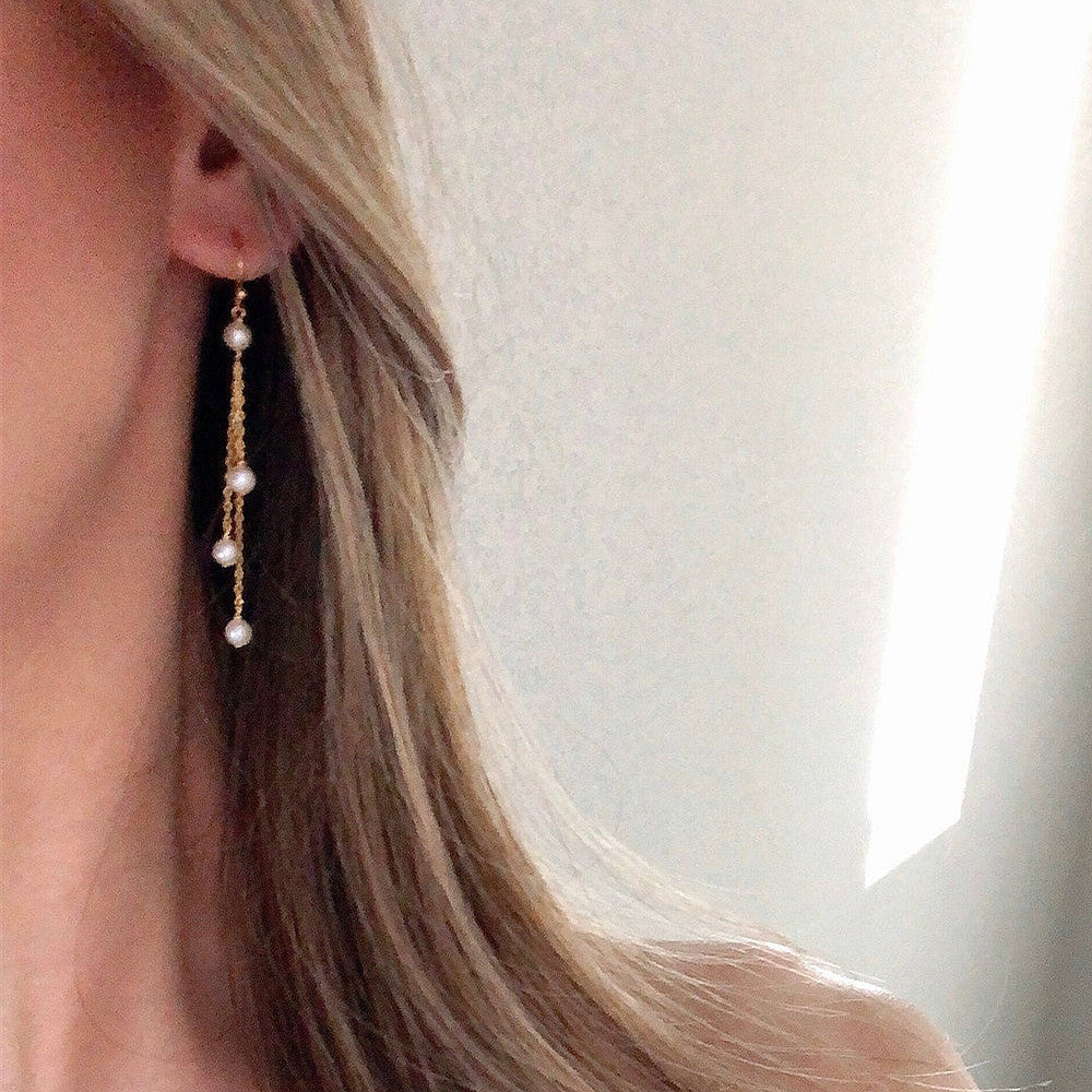 Stunning Pearl Earring for Daily Wear