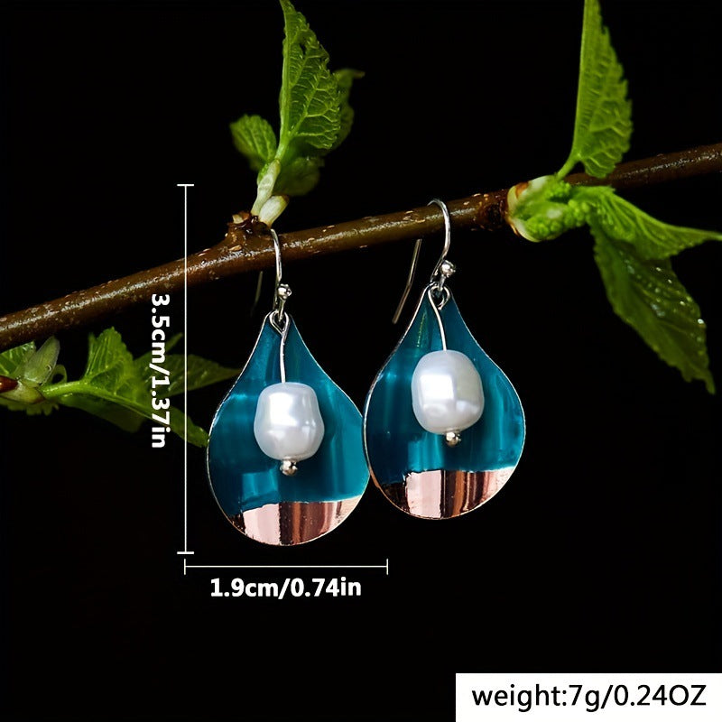 Delicate Artisan Pearl Earring