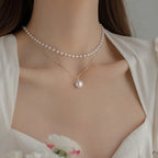 Delicate Artisan Pearl Necklace