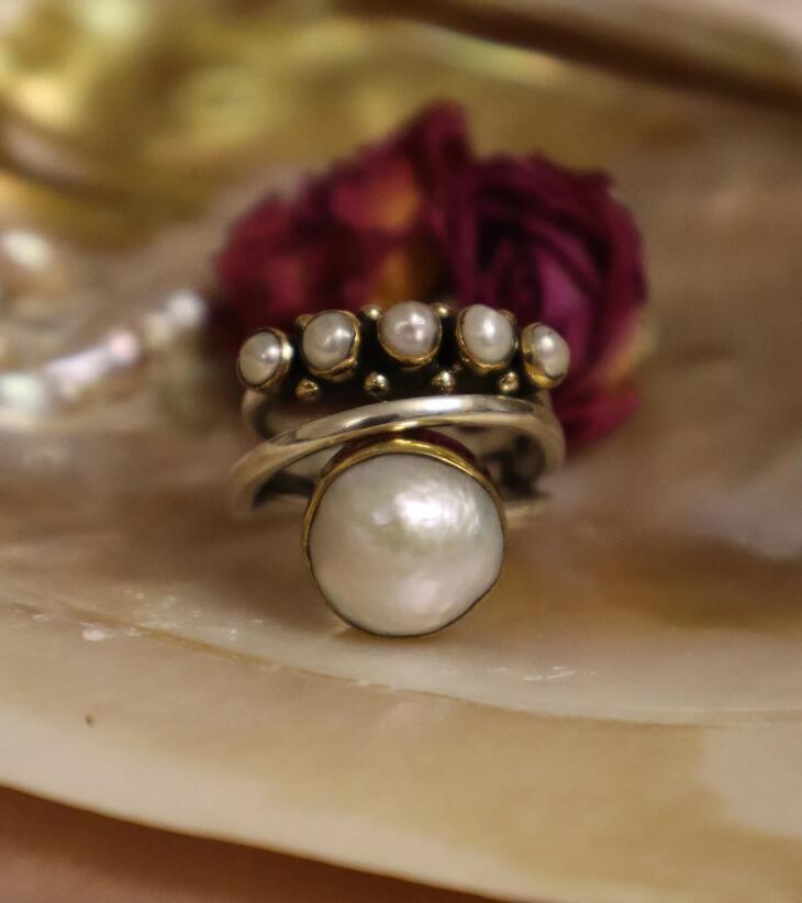 Stunning Pearl Ring for Daily Wear