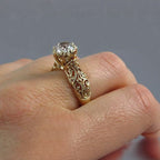 Romantic Gold Ring for Special Moments