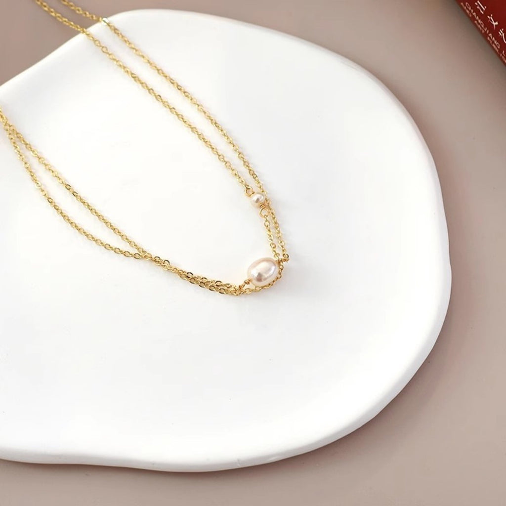 Vintage Handmade Pearl Necklace