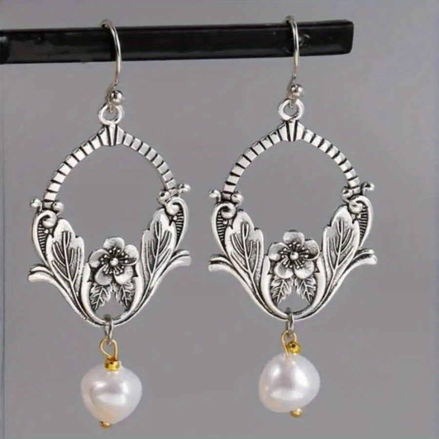 Delicate Artisan Pearl Earring
