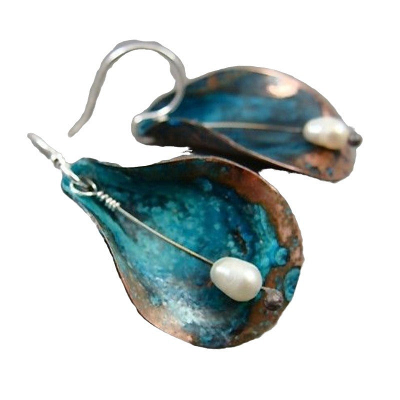 Delicate Artisan Pearl Earring