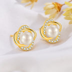 Delicate Artisan Pearl Earring