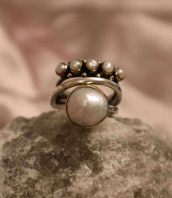 Stunning Pearl Ring for Daily Wear