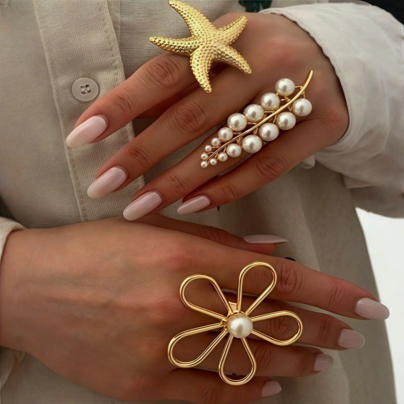 Vintage Handmade Pearl Ring