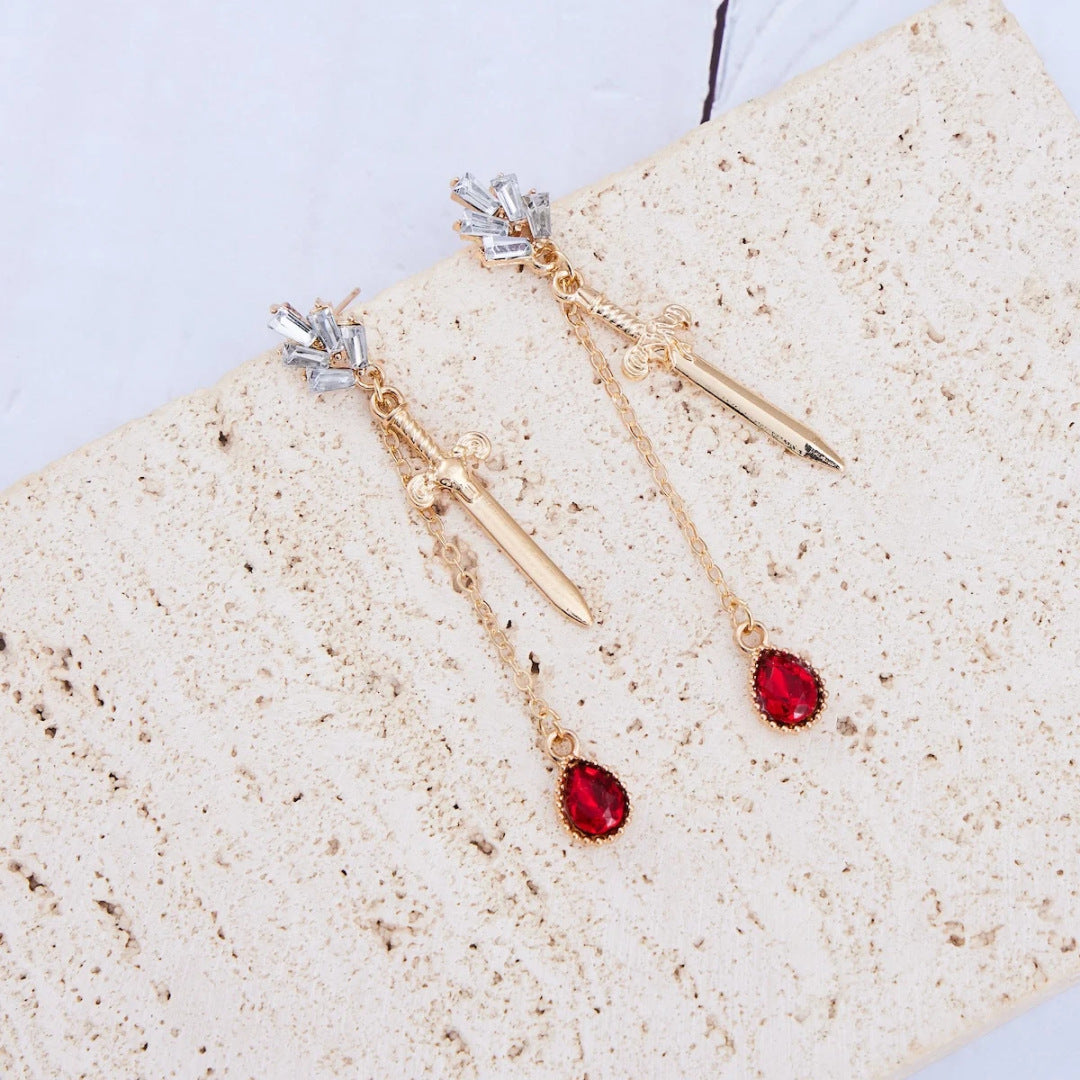 Vintage Handmade Gold Earring