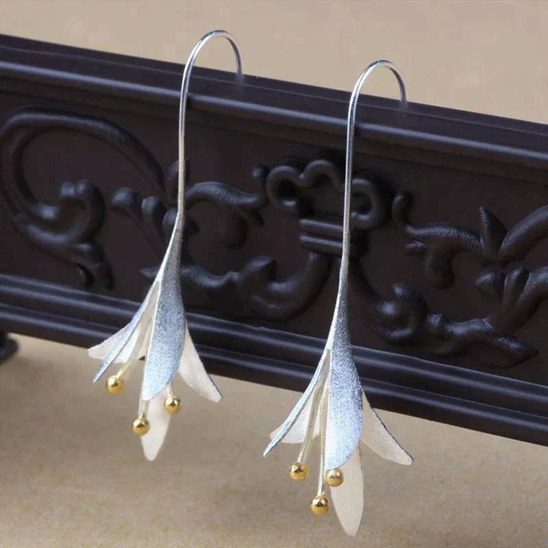Delicate Artisan Silver Earring