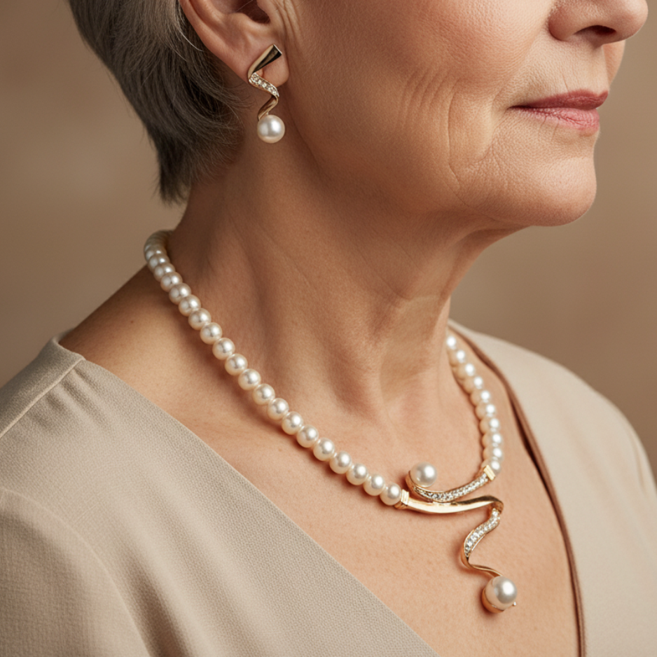 Stunning Pearl Set for Daily Wear