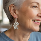 Classic Silver Earring with Timeless Appeal