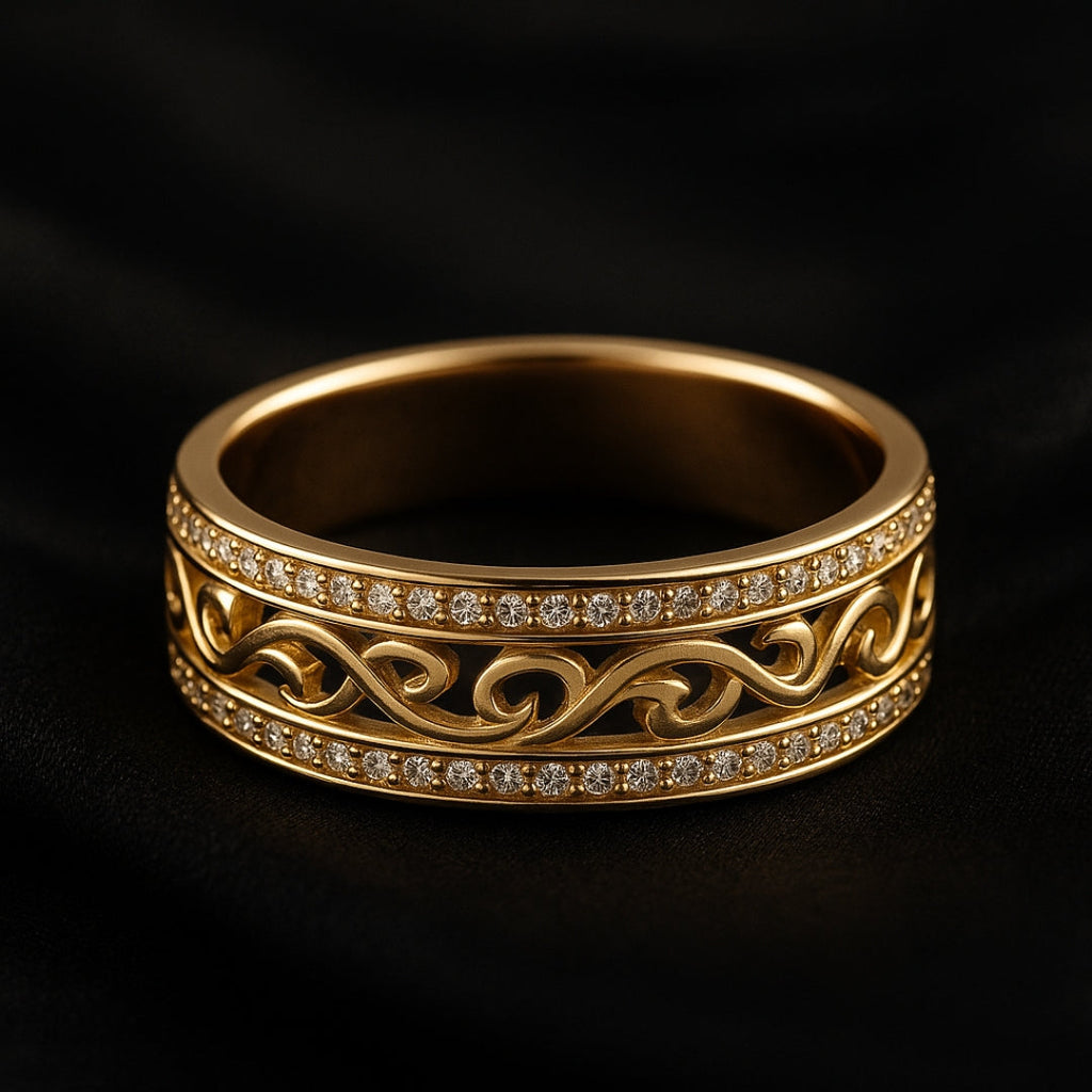 Classic Gold Ring with Timeless Appeal