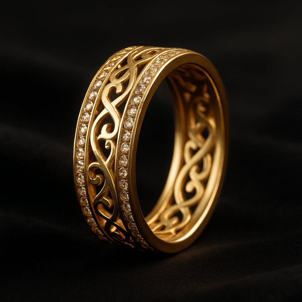 Classic Gold Ring with Timeless Appeal