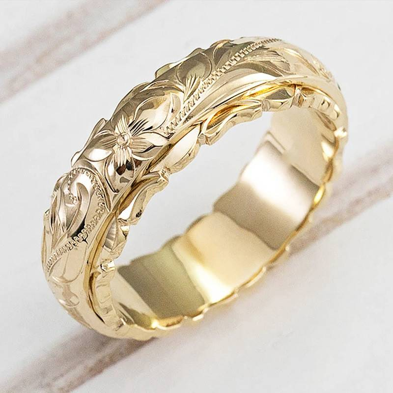 Romantic Gold Ring for Special Moments