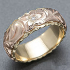 Delicate Artisan Gold Ring